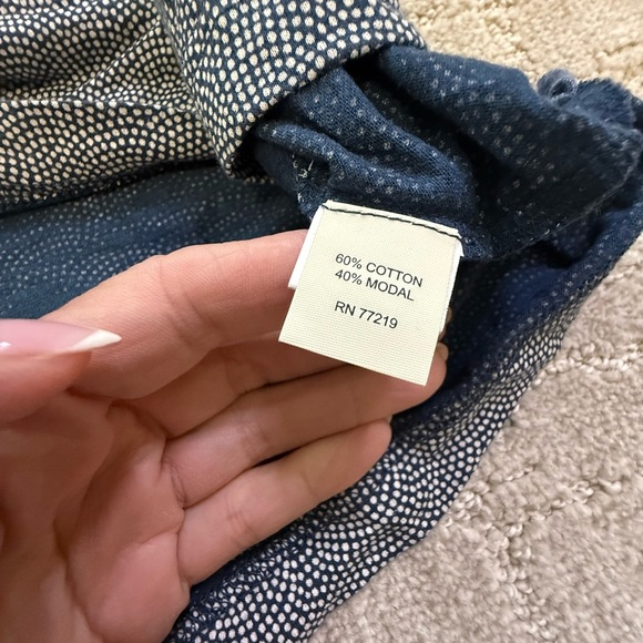 Joseph Abboud Textured Blue Polo Shirt - Picture 5 of 5